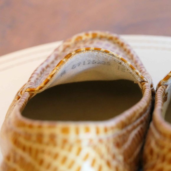 SAS Tripad Comfort Snake Print Loafers Golden Brown Size 5 - Picture 3 of 11